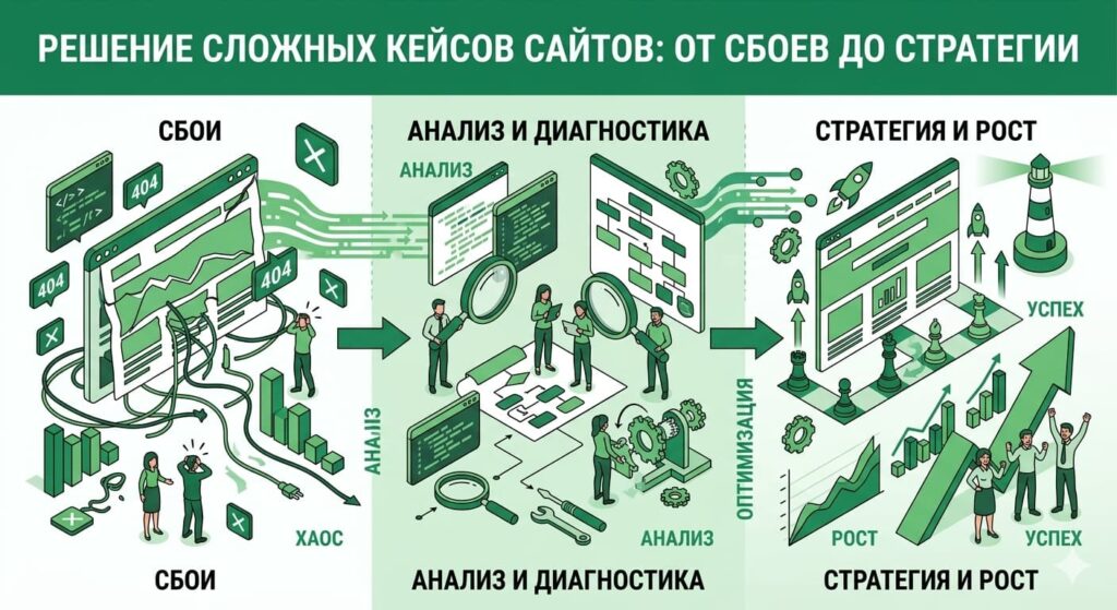 Решение сложных кейсов: от сбоев до стратегии